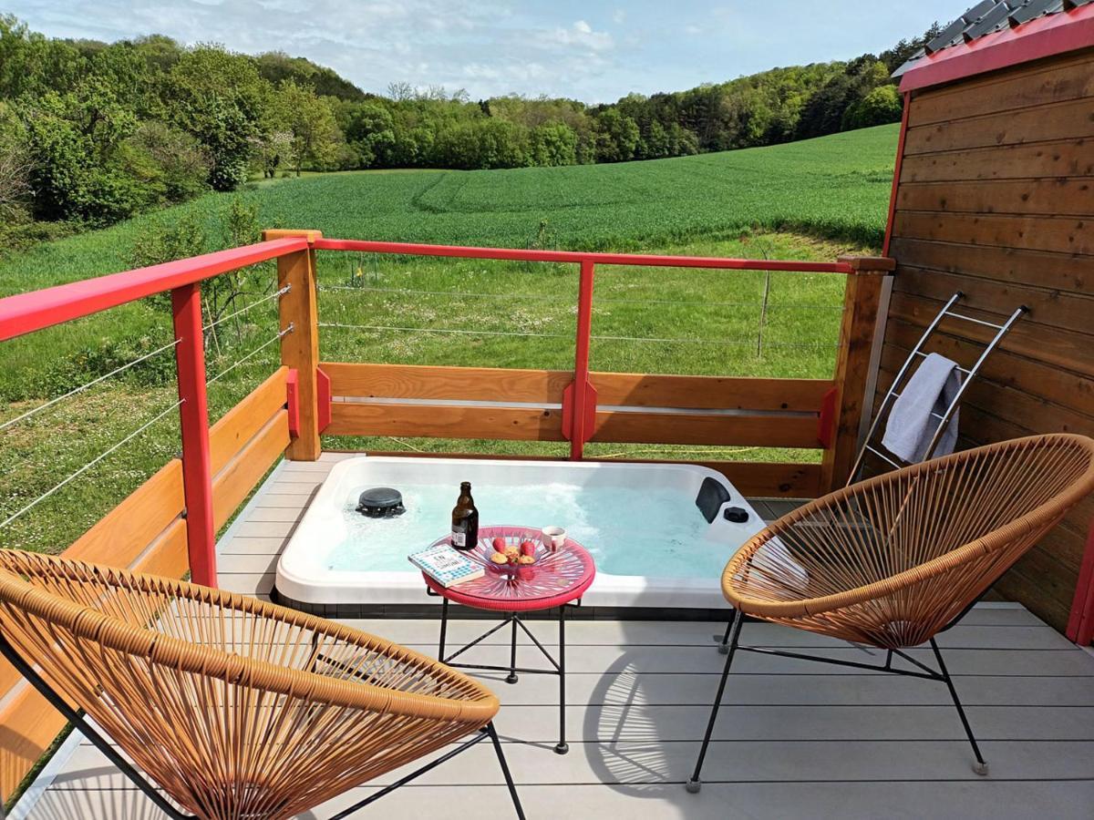 La Roulotte Du Tonnelier Villa Castelnau-de-Montmiral Eksteriør billede